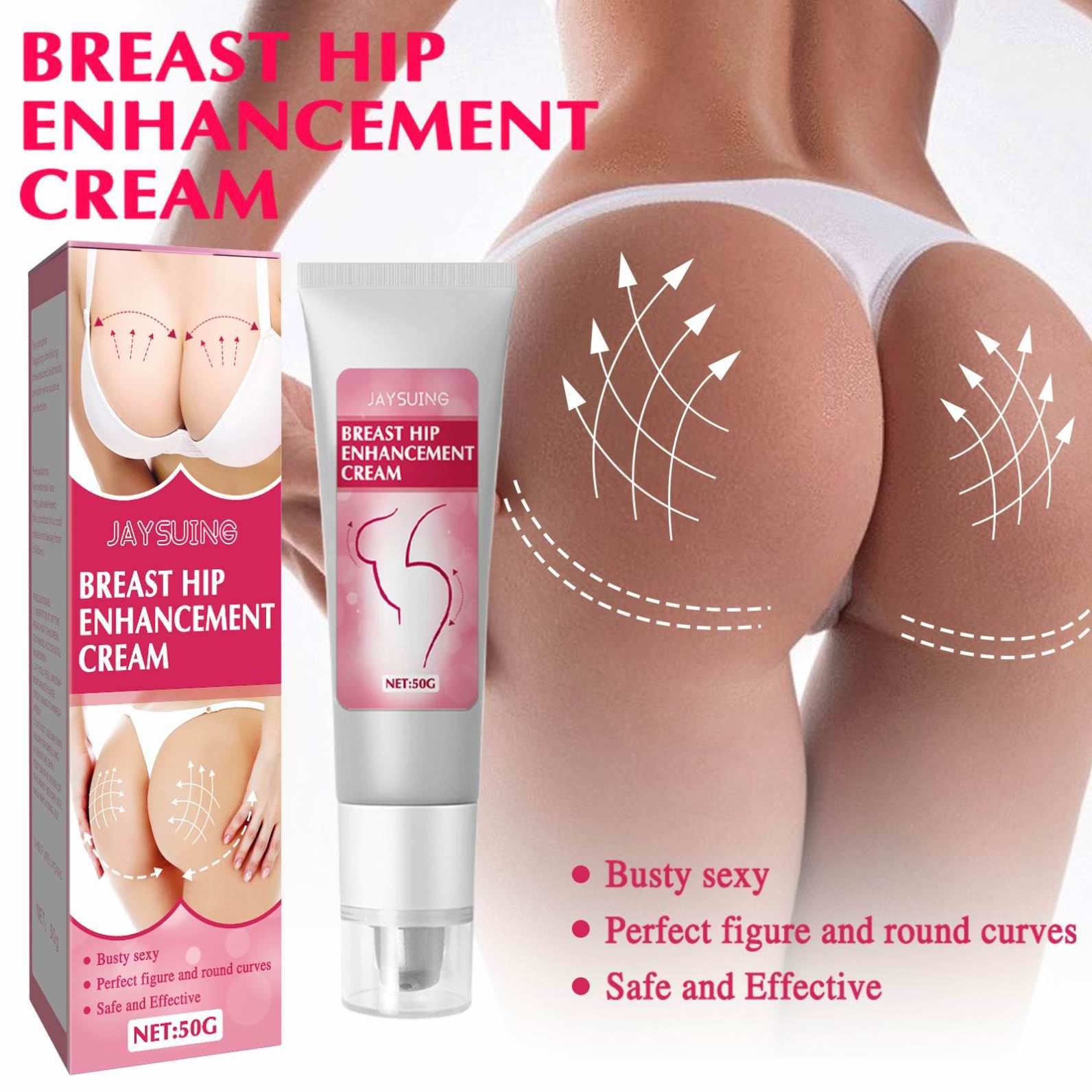 JAYSUING Hot Selling Bust Enlargement Larger Firming Lifting Fast Growth Breast Enhance Cream