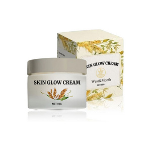 West & Month Wholesale Private Label Skin Glow Whitening Cream Dark Spot Corrector Papaya Lightening Facial Cream