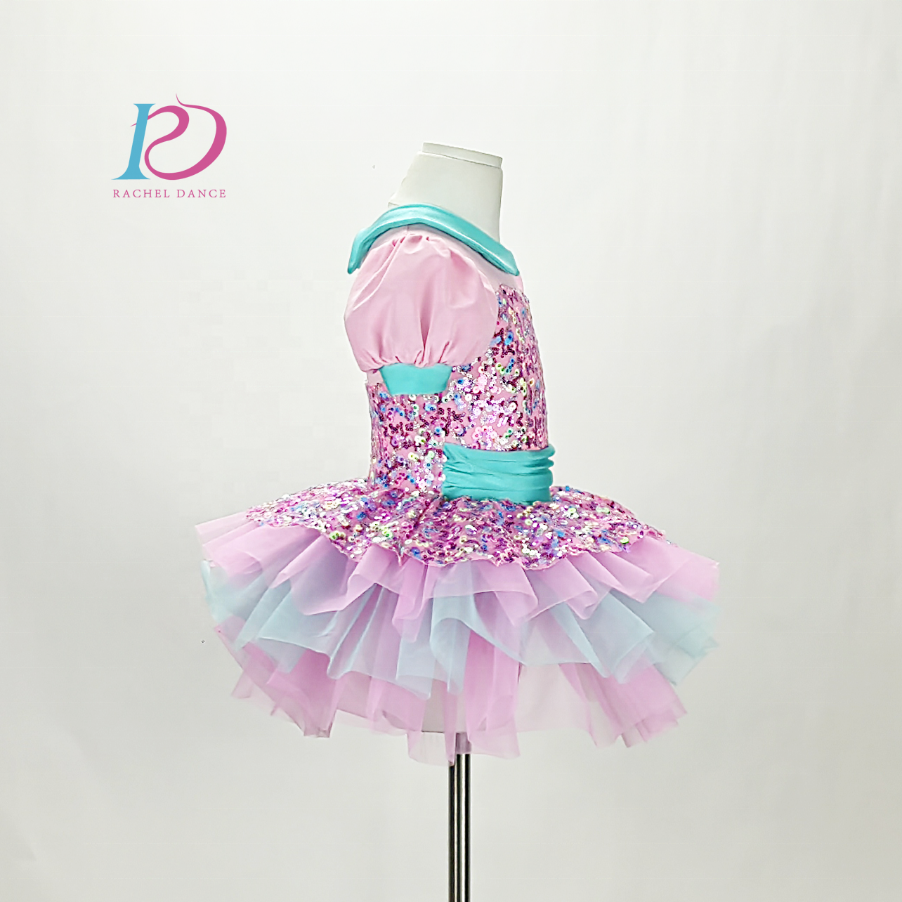 Kids dance costume girls cute recital dance costume dance tutu