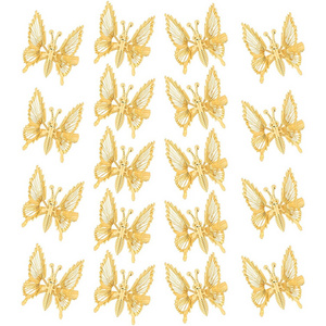 Moving Wings Hair Accessories Bow Hair Clips Gold Silver 3d Butterfly Metal Hair Claw