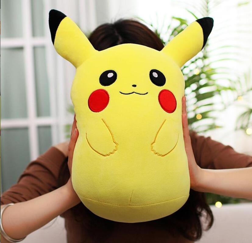 YWMX 35cm Fashion Plush Toy Kawaii Pikachu PP Cotton Stuffed Animals Plush Kids Toys Wholesale Girl Boys Gift Plush Pillow