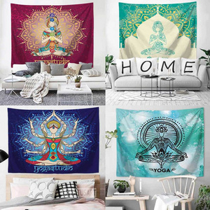 Buddha Style Indian Tapestry Hippie Mandala Wall Hanging Bohemian Decor Religious Tapestry