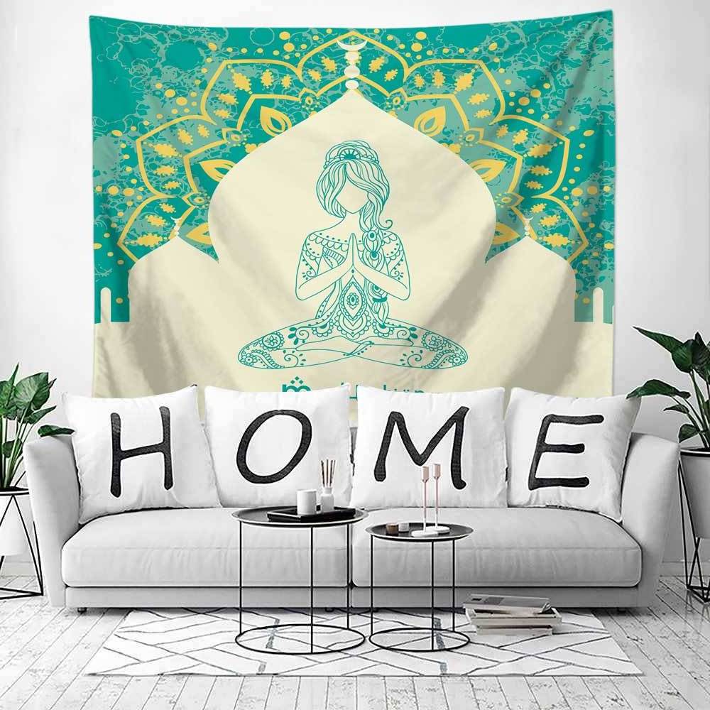 Buddha Style Indian Tapestry Hippie Mandala Wall Hanging Bohemian Decor Religious Tapestry