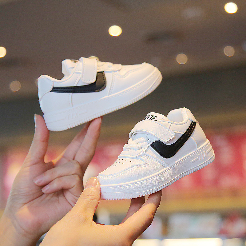 Children's Spring and Autumn sports shoes Boys and girls' small white shoes Children's soft sole casual shoes