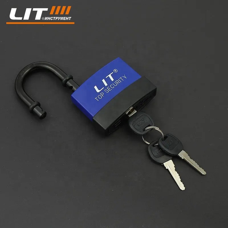 LIT Good quality wholesale  Square lock security anti-rust gate heavy duty waterproof iron padlock