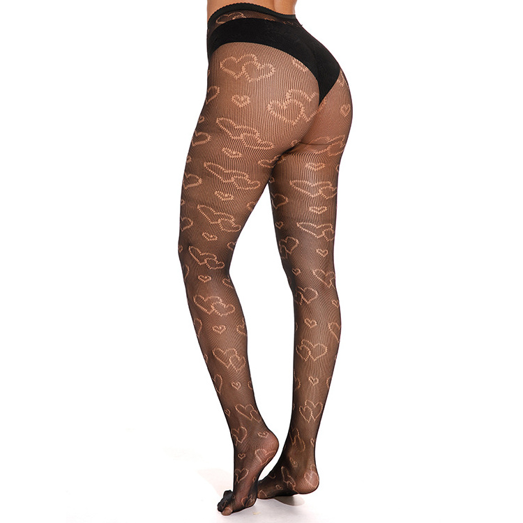 Hot Sale Media Transparent Lingerie Sensual Teen Seamless Pantyhose Sexy Womens Designer Black Silk Fish Net Stocking