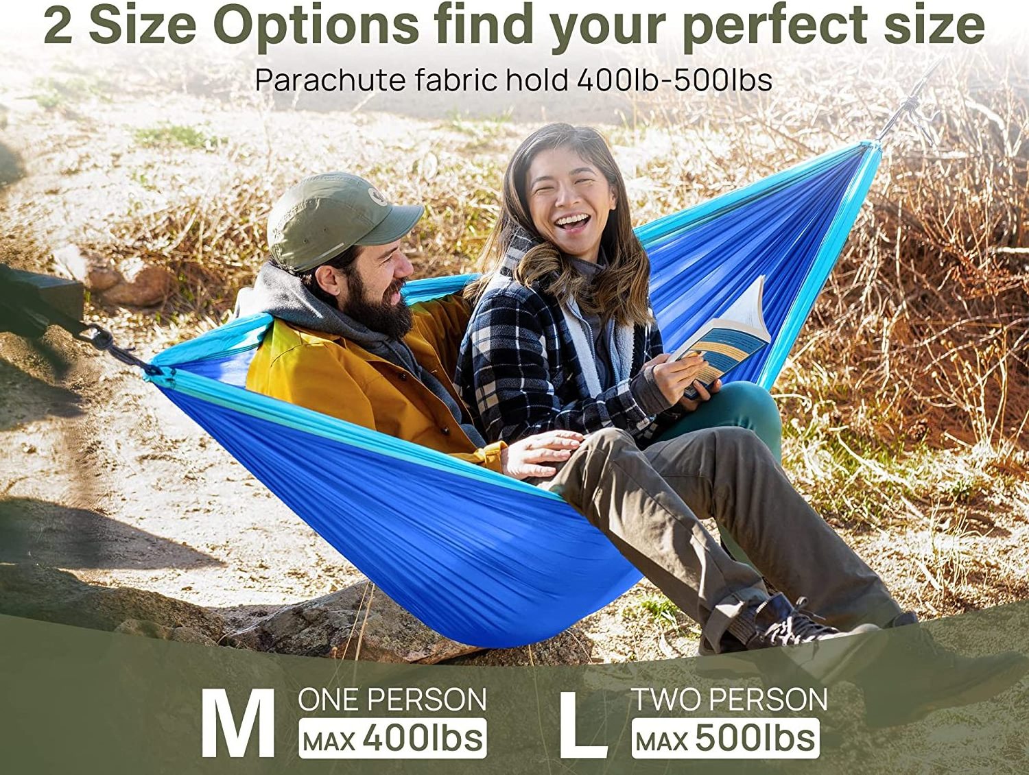 Camping Gear 2 Person Hammock For Backpacking