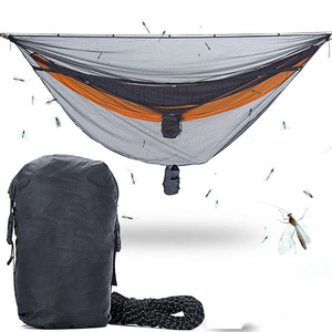 MOQ 1 Unit Encrypted  Hammock Bug Net 210T Nylon Ripstop Mosquito Net For The Hammock