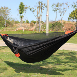 MINGCHAN Big Size 280*140cm Camping Parachute Hammock With Strong Mosquito Net And Strong Zipper