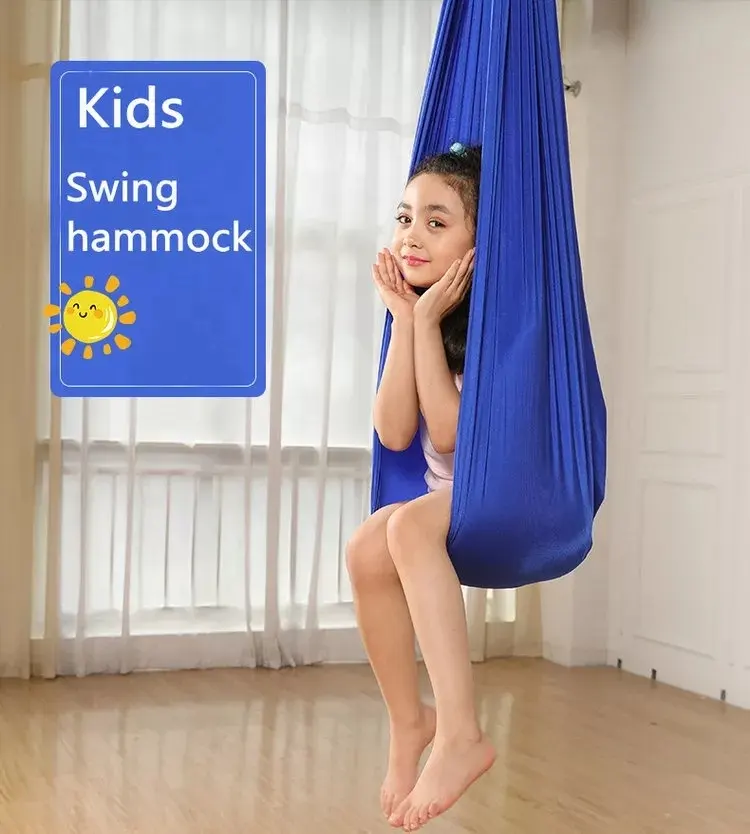 Low Moq  Children Therapy Swing Hammock Yoga Hammocks Spandex Deep Pressure Therapy Sensory Swing Hammock