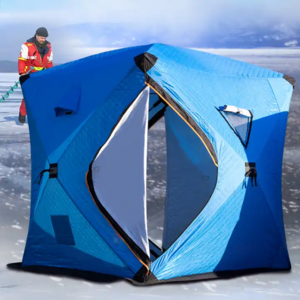 Mingchan Automatic Pop Up custom Outdoor shelter Ice cube winter fishing tent portable Square hiking insulated camping Tent