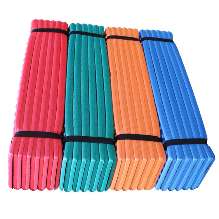 Wholesale Ultralight Waterproof Camping Folding Mat Beach Moisture-proof Egg Nest IXPE Foam Mat Folding Sleeping Pad