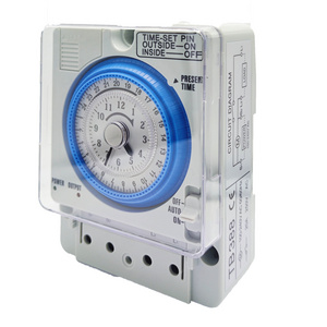 Tb388 Electronic Analog AC 230V 50-60Hz 24 Hour Analogue  Timer Time Switch