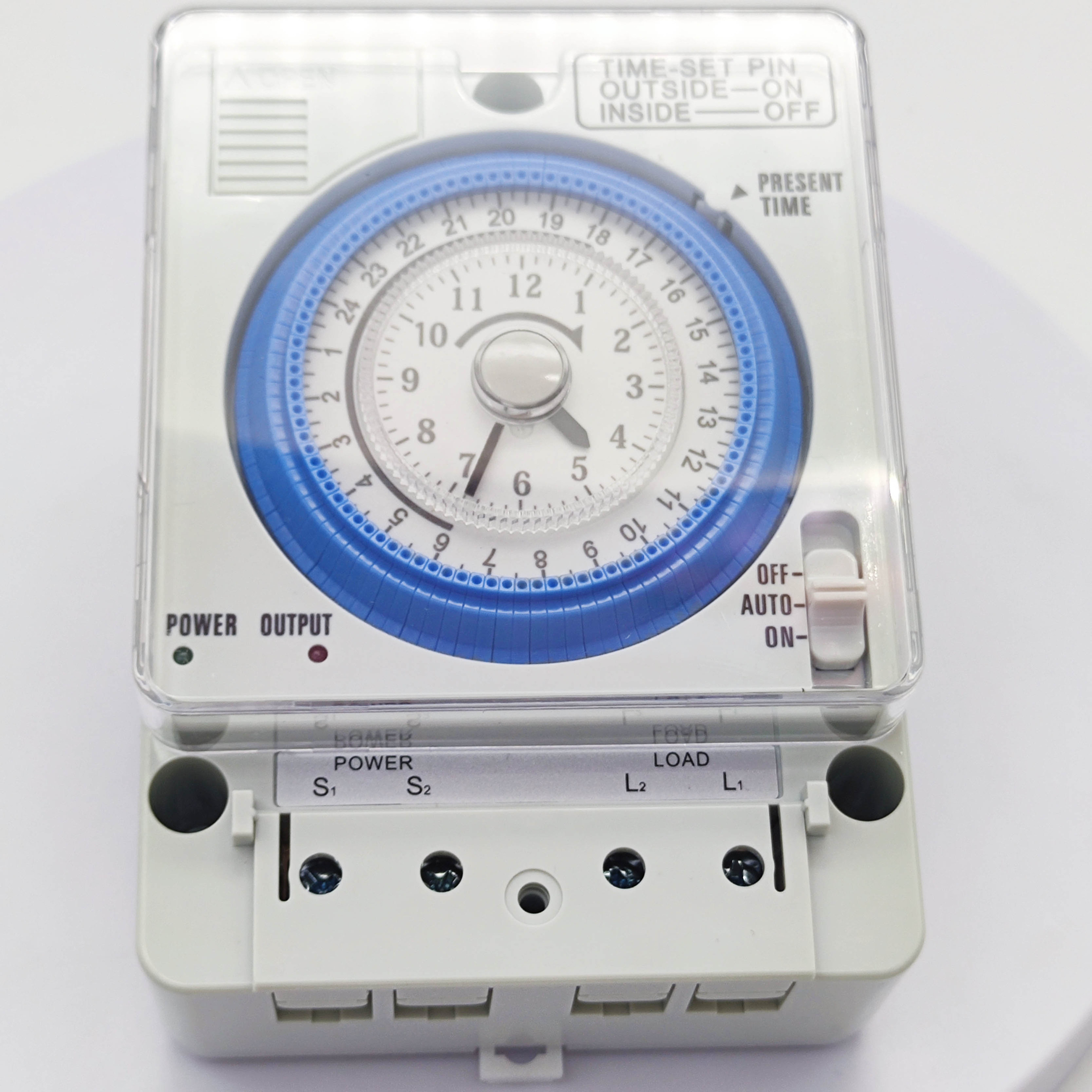 Tb388 Electronic Analog AC 230V 50-60Hz 24 Hour Analogue  Timer Time Switch