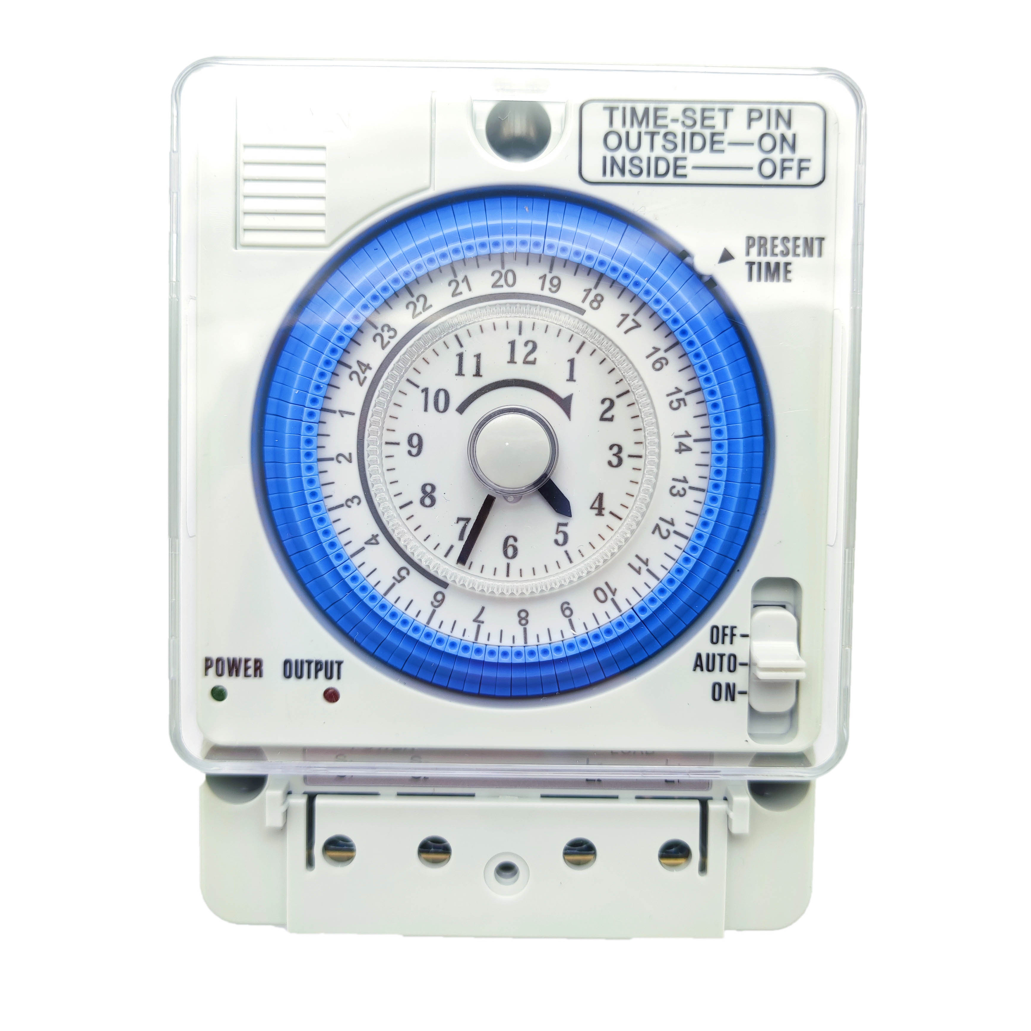 Tb388 Electronic Analog AC 230V 50-60Hz 24 Hour Analogue  Timer Time Switch