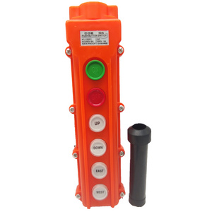 COB-62A High Quality Handheld Control Pushbutton Hoist Crane Pendant Hoist Control Switch