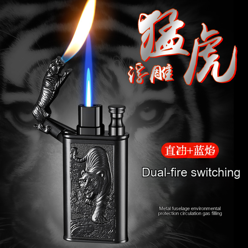 Top Inquiry Wholesale lighters Factory Direct Sales Manual Spice Machine dragon lighter