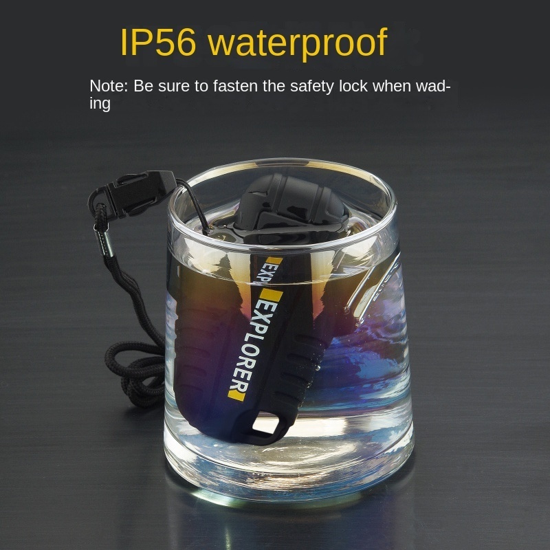 Outdoor Pendant Type-C Candle Lighter Rechargeable Dual Arc Charging Plastic Waterproof Lighter