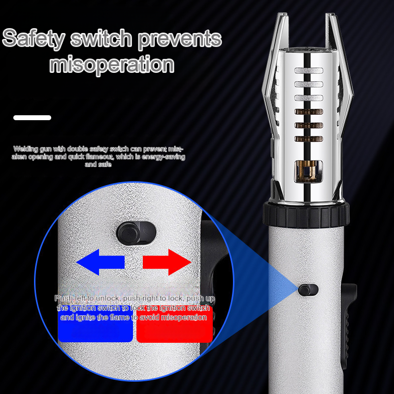 Scepter Planet Lightsaber Spray Gun Windproof Inflatable Cigar Lighter Outdoor Barbecue Lighter Cross-border Supply