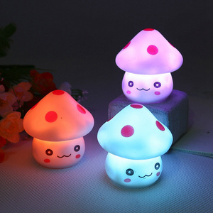 Hot Sale LED mushroom Night Light Home Bedroom Desktop LED Night Light Decoration Bedside Lamp toys