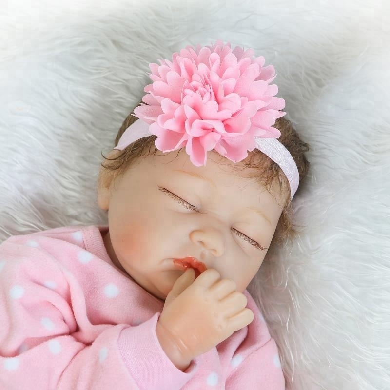 NPK Newborn Reborn Baby Dolls Silicone Cute Soft Babies Doll For Girls Princess Kid Fashion Bebe Reborn Dolls 55cm baby toys