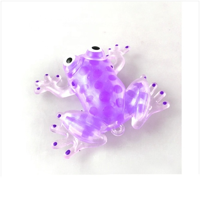 2022 Hot Sell Squeeze Bead Frog Toys Squishy Stretchy Venting Frog Squeeze Bead Ball Toy