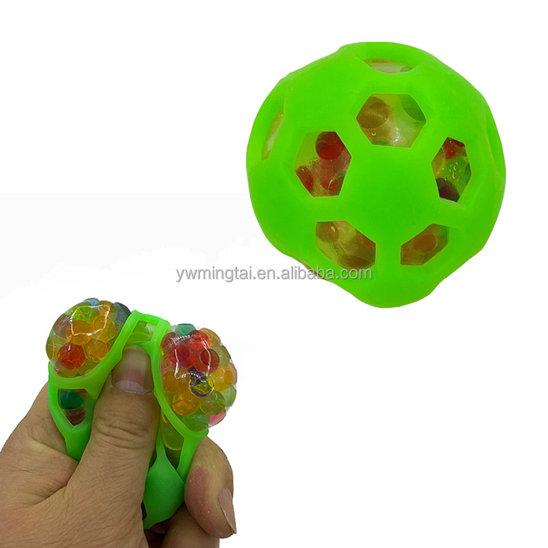 2022 Hot Sell Squeeze Bead Frog Toys Squishy Stretchy Venting Frog Squeeze Bead Ball Toy