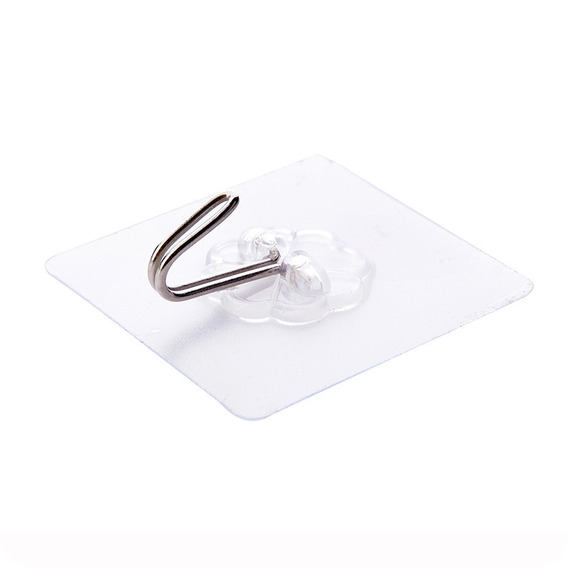 Mingtuo Factory's popular high-quality plastic home wall stainless steel transparent strong load-bearing hook