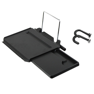 Portable foldable car back seat laptop drawer working dinning office table plate tray