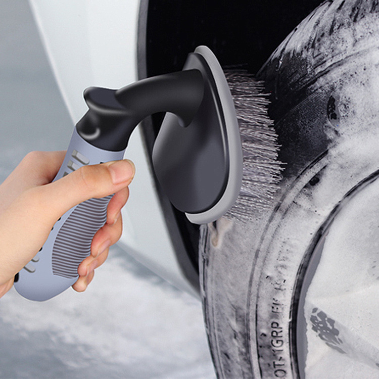 High quality and durable car tire cleaning brush car wheel cleaning brush