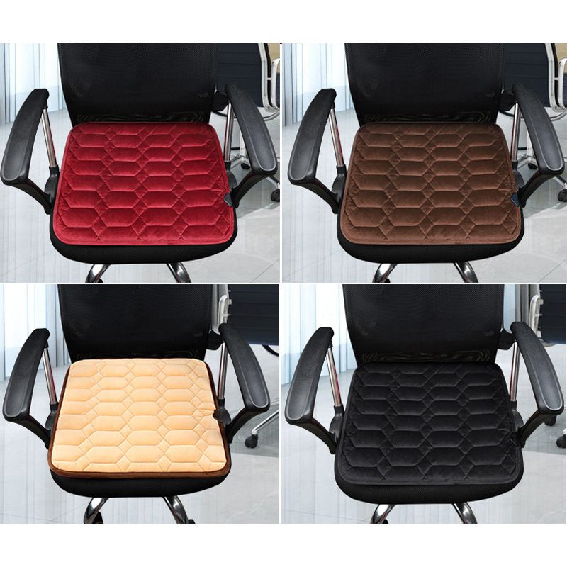 Universal portable car home office USB heated heating seat cover pad mat cushion