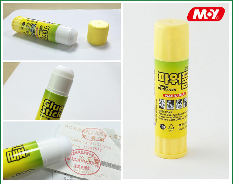 Factory Supply  Custom brand Accept High Viscosity non toxic paper bonding PVA PVP Glue stick for school and Office