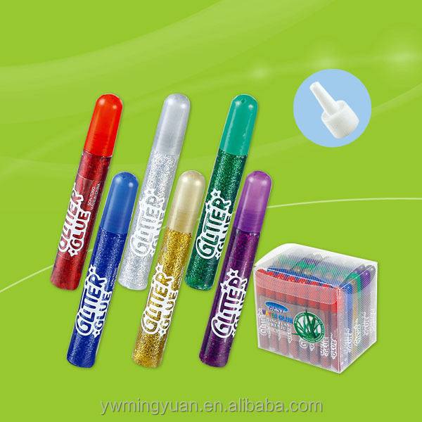 Fabric glitter glue pen