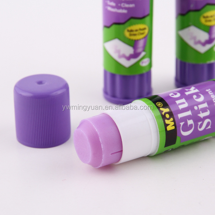 2016 New stationery products Environmental PVP Purple Color Disappearing Glue Stick