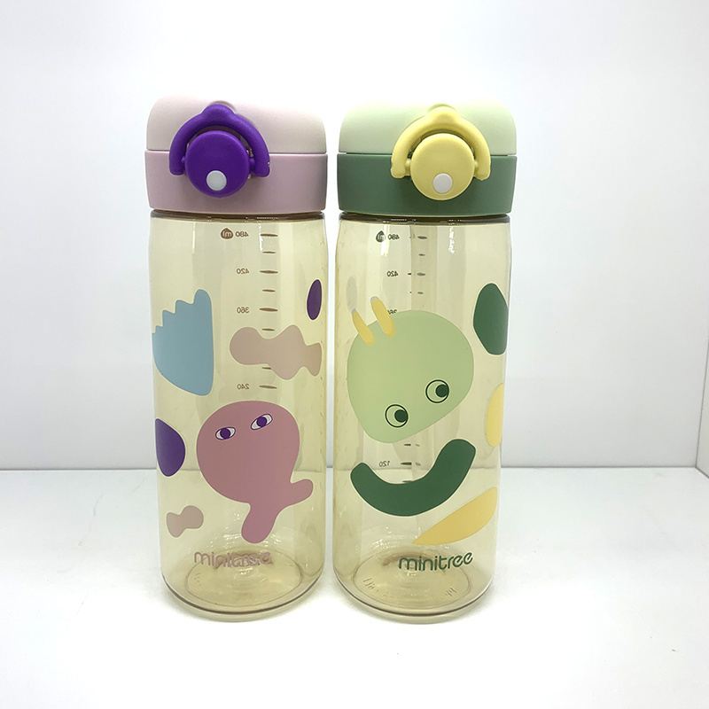 Minitree Factory Direct New Design Drink Straight  PPSU Silicone 480 ML Baby Water Bottle Sippy Cup  For Kids and Adults