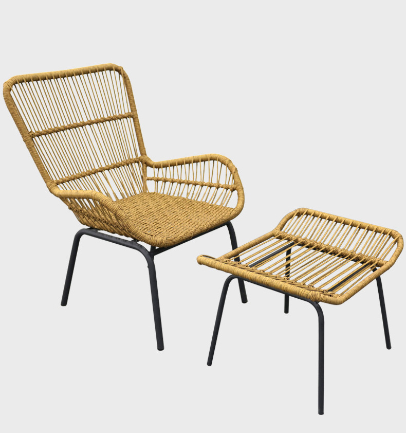 Outdoor Furniture Balcony Casual Rattan Chair Club Hotel Negotiate Rattan Chair Pool Beach Lounge Chair