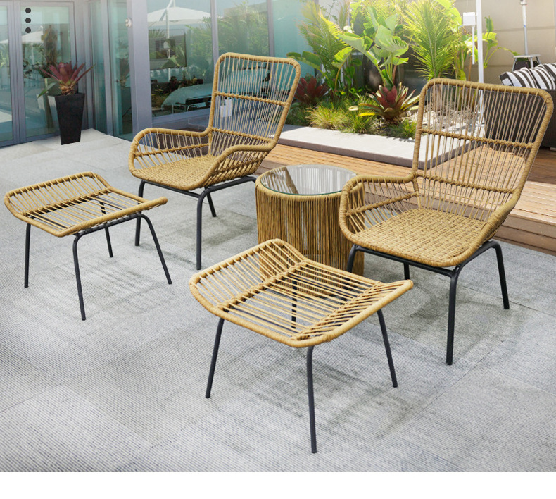 Outdoor Furniture Balcony Casual Rattan Chair Club Hotel Negotiate Rattan Chair Pool Beach Lounge Chair