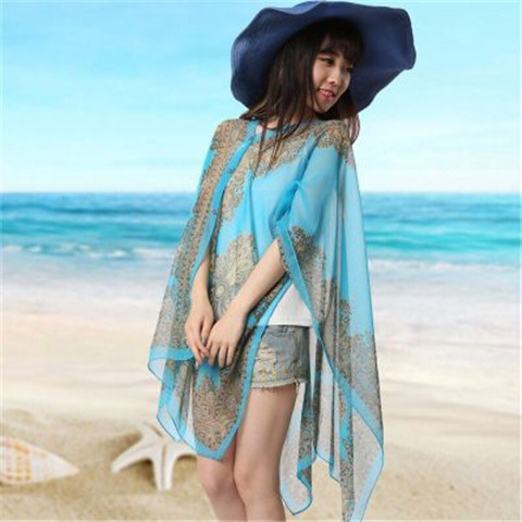 2024 Summer Chiffon Shawl for beach chiffon scarves for Ladies Fashion travel Shawl for Women hijabs