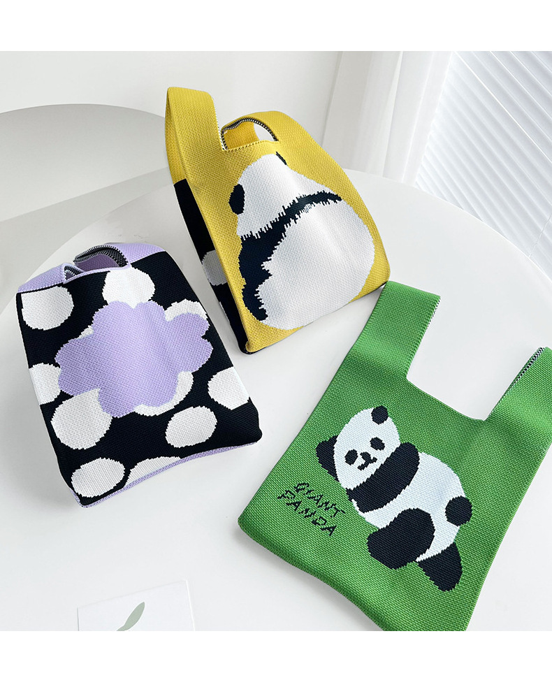 New Design Japanese Handbags Soft Women Tote Bag Cute Animal Fruit Tote Bag Mini Girl Purse Tote Bag