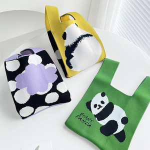 New Design Japanese Handbags Soft Women Tote Bag Cute Animal Fruit Tote Bag Mini Girl Purse Tote Bag