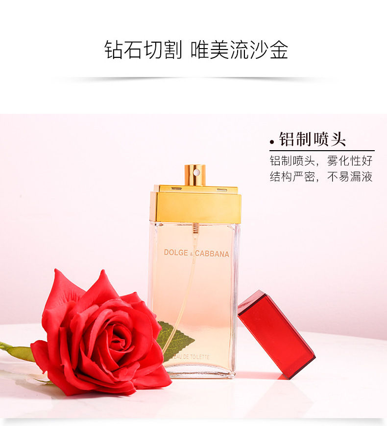 Newest Light Red Eau de Toilette Spray Women Fresh and Elegant Long Lasting Fragrance