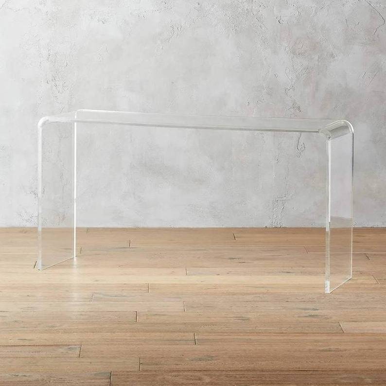 Acrylic Furniture Make up Desk dresser table Transparent Console Table