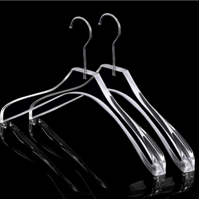 Quality Clear Acrylic Clothing Hangers Curved Stylish Clothes Hanger  Coat Hanger for Dress Suit Closet Organizer