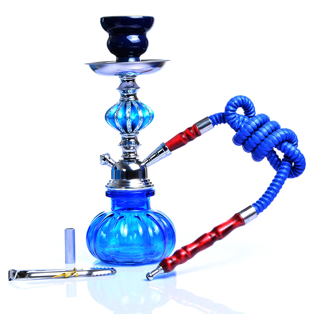 Portable Travel Hookah Small Shisha Pipe Set Narguile Chicha Pipa with Hose Bowl Tongs Charcoal Tray Smoke Accessories