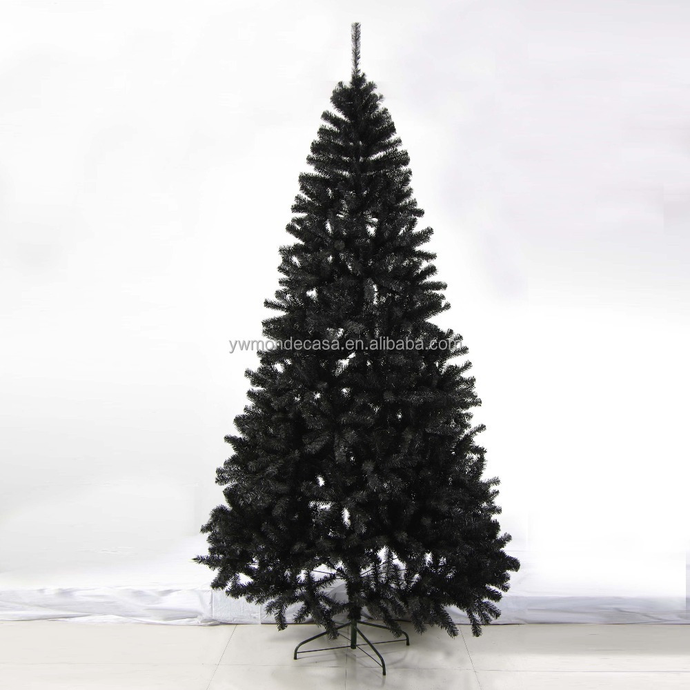 China Wholesale Websites Black And Yellow Artificial Christmas Tree