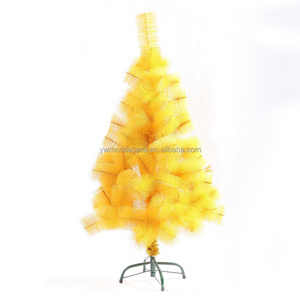 China Wholesale Websites Black And Yellow Artificial Christmas Tree