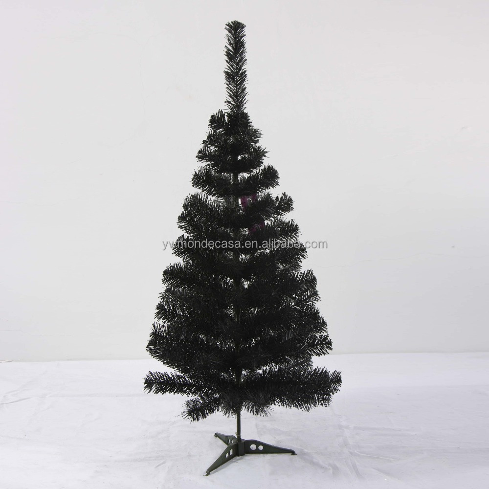 China Wholesale Websites Black And Yellow Artificial Christmas Tree