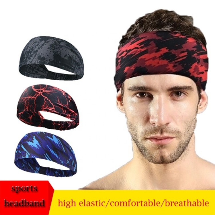 Promotion Cheap Headband Sublimation Printing Custom Logo polyester Sports Headband