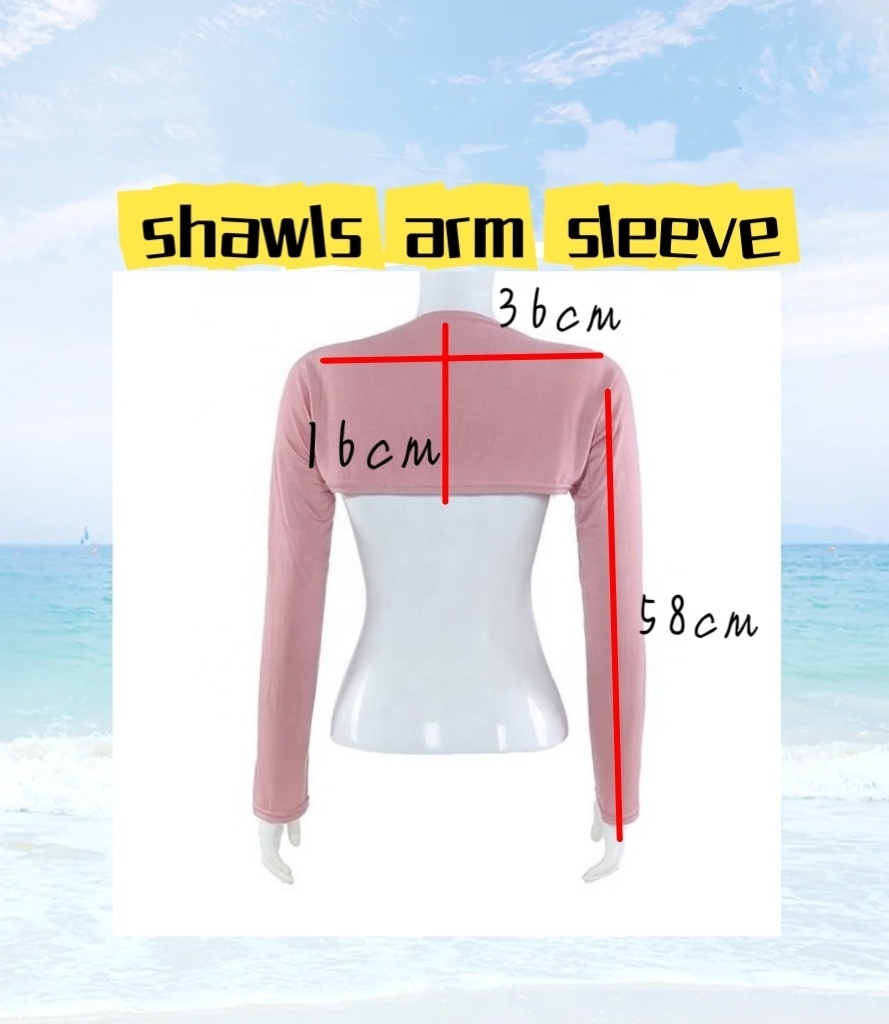 Shawl islamic over sleeves For Muslim Women Fashion Shoulder Sleeves