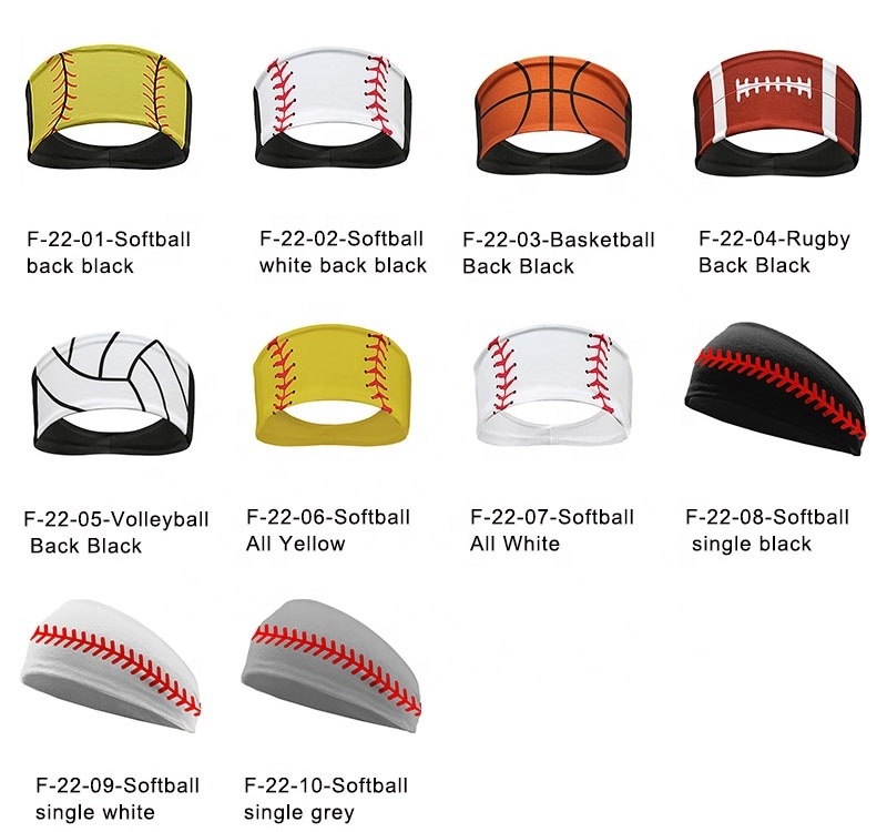 multifunctional elastic spandex polyester fitness baseball softball headbands